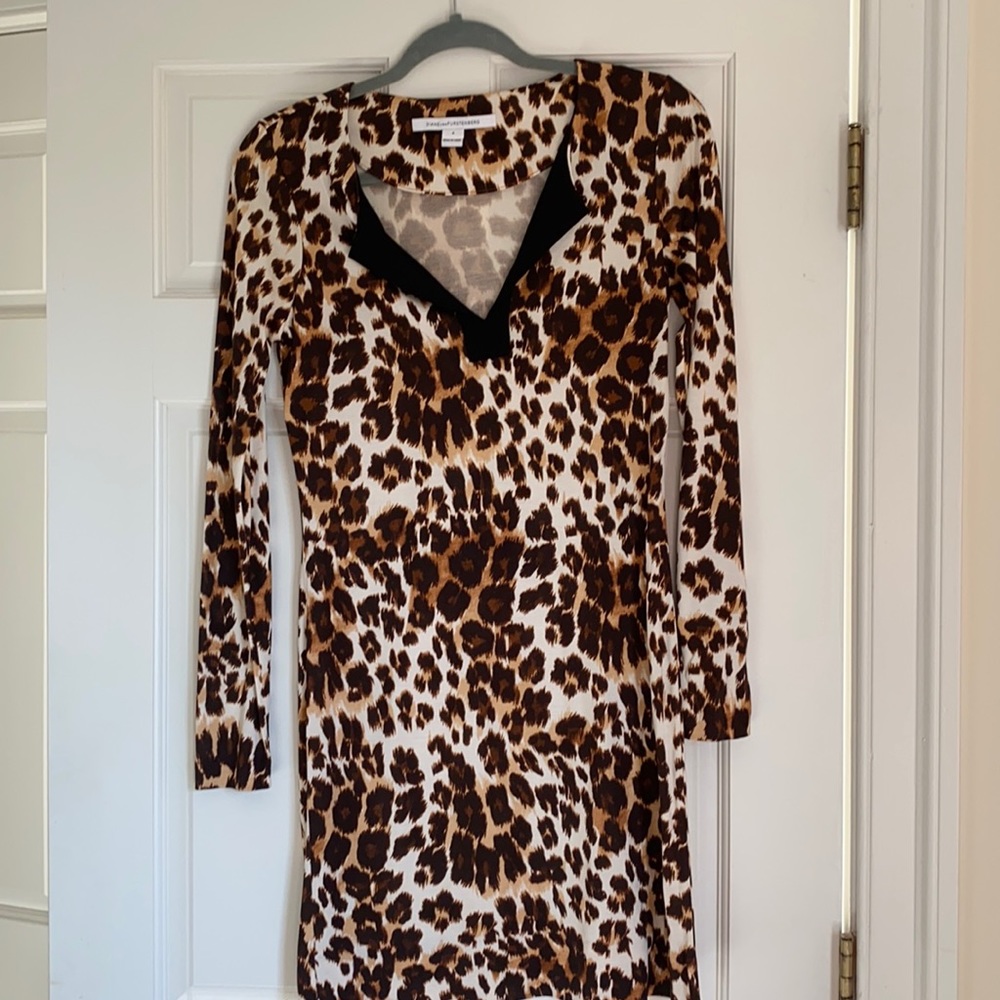 DIANEvonFURSTENBERG animal print dress